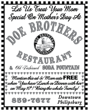 The Philipsburg Mail ~ May 07, 2009
									<br>
									Page xx
									&nbsp;&nbsp;&diams;&nbsp;&nbsp;
									4"W x 5"H<br>
									30# Newsprint